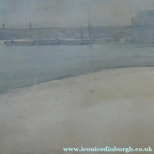 Load image into Gallery viewer, Knighton Hammond. Old London Bridge from the Tower  Watercolour 1920s
