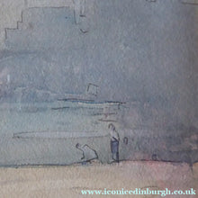 Load image into Gallery viewer, Knighton Hammond. Old London Bridge from the Tower  Watercolour 1920s
