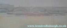 Load image into Gallery viewer, Knighton Hammond. Old London Bridge - Evening Watercolour 1920s
