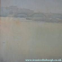 Load image into Gallery viewer, Knighton Hammond. Old London Bridge - Evening Watercolour 1920s
