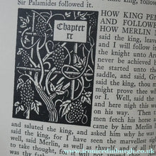 Load image into Gallery viewer, AUBREY BEARDSLEY: 1927 Rare Copy of the Morte d'Arthur. Lavishly Illustrated Volume (3rd Edition)
