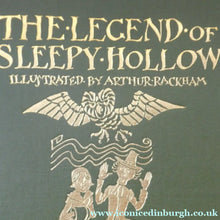 Load image into Gallery viewer, 1928 (George Harrap, London). ARTHUR RACKHAM Illustrations. The Legend of Sleepy Hollow
