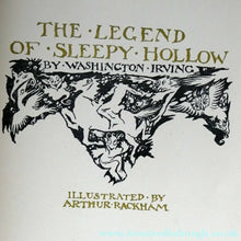 Load image into Gallery viewer, 1928 (George Harrap, London). ARTHUR RACKHAM Illustrations. The Legend of Sleepy Hollow
