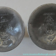 Load image into Gallery viewer, 1930s / 1940s JUST ANDERSEN Danish Pewter PAIR of Dwarf Candlesticks
