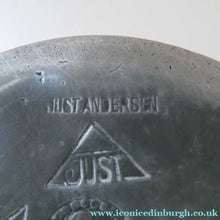 Load image into Gallery viewer, 1930s / 1940s JUST ANDERSEN Danish Pewter PAIR of Dwarf Candlesticks
