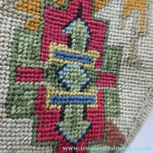Load image into Gallery viewer, 1930s Art Deco Aztec Revival Embroidered Tapesty Evening Bag
