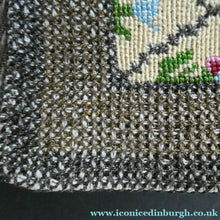 Load image into Gallery viewer, Vintage 1930s Art Deco Beaded Evening Bag with Needlepoint Panels. Very Unusual
