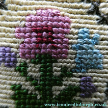 Load image into Gallery viewer, Vintage 1930s Art Deco Beaded Evening Bag with Needlepoint Panels. Very Unusual
