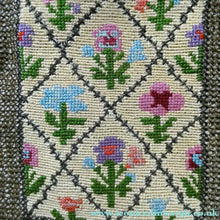 Load image into Gallery viewer, Vintage 1930s Art Deco Beaded Evening Bag with Needlepoint Panels. Very Unusual
