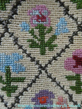 Load image into Gallery viewer, Vintage 1930s Art Deco Beaded Evening Bag with Needlepoint Panels. Very Unusual
