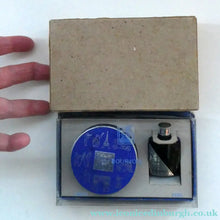 Load image into Gallery viewer, 1930s ART DECO Bourjois "Evening In Paris" Miniature Perfume Bottle and Full Face Powder Box
