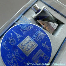 Load image into Gallery viewer, 1930s ART DECO Bourjois "Evening In Paris" Miniature Perfume Bottle and Full Face Powder Box
