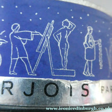 Load image into Gallery viewer, 1930s ART DECO Bourjois "Evening In Paris" Miniature Perfume Bottle (Boxed). and Face Powder Box (Unused) and Fancy Long Bottle
