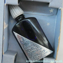 Load image into Gallery viewer, 1930s ART DECO Bourjois "Evening In Paris" Miniature Perfume Bottle (Boxed). and Face Powder Box (Unused) and Fancy Long Bottle
