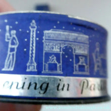 Load image into Gallery viewer, 1930s ART DECO Bourjois "Evening In Paris" Miniature Perfume Bottle (Boxed). and Face Powder Box (Unused) and Fancy Long Bottle
