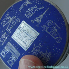 Load image into Gallery viewer, 1930s ART DECO Bourjois "Evening In Paris" Miniature Perfume Bottle (Boxed). and Face Powder Box (Unused) and Fancy Long Bottle
