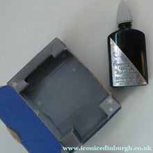 Load image into Gallery viewer, 1930s ART DECO Bourjois "Evening In Paris" Miniature Perfume Bottle (Boxed). and Face Powder Box (Unused) and Fancy Long Bottle
