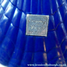 Load image into Gallery viewer, 1930s ART DECO Bourjois "Evening In Paris" Perfume Bottle in Bakelite Blue Clam Shell Box
