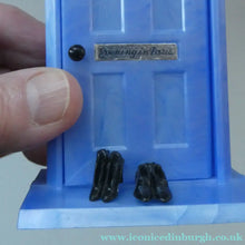 Load image into Gallery viewer, 1930s ART DECO Bourjois "Evening In Paris" Perfume Bottle in Bakelite Hotel Door Box
