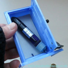 Load image into Gallery viewer, 1930s ART DECO Bourjois "Evening In Paris" Perfume Bottle in Bakelite Hotel Door Box
