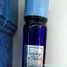 Load image into Gallery viewer, 1930s ART DECO Bourjois "Evening In Paris" Perfume Bottle in Bakelite Grandfather Clock Box
