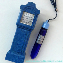 Load image into Gallery viewer, 1930s ART DECO Bourjois "Evening In Paris" Perfume Bottle in Bakelite Grandfather Clock Box
