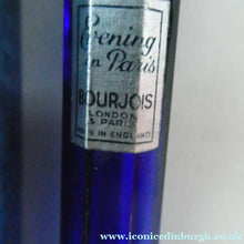 Load image into Gallery viewer, 1930s ART DECO Bourjois "Evening In Paris" Perfume Bottle in Bakelite Grandfather Clock Box

