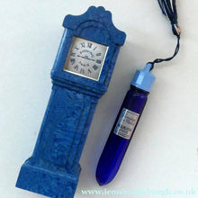 Load image into Gallery viewer, 1930s ART DECO Bourjois "Evening In Paris" Perfume Bottle in Bakelite Grandfather Clock Box
