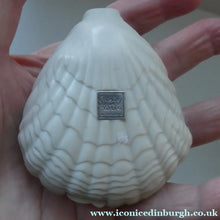 Load image into Gallery viewer, 1930s ART DECO Bourjois "Evening In Paris" Perfume Bottle in Bakelite White Clam Shell Box
