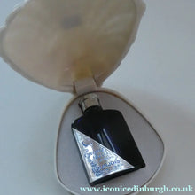Load image into Gallery viewer, 1930s ART DECO Bourjois "Evening In Paris" Perfume Bottle in Bakelite White Clam Shell Box
