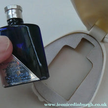 Load image into Gallery viewer, 1930s ART DECO Bourjois "Evening In Paris" Perfume Bottle in Bakelite White Clam Shell Box
