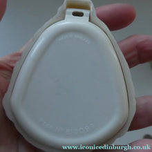 Load image into Gallery viewer, 1930s ART DECO Bourjois "Evening In Paris" Perfume Bottle in Bakelite White Clam Shell Box

