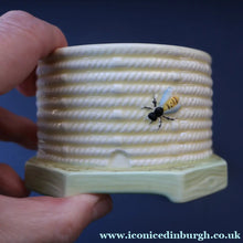 Load image into Gallery viewer, 1930s Art Deco CROWN DEVON Honey Pot in the Shape of a Round Beehive
