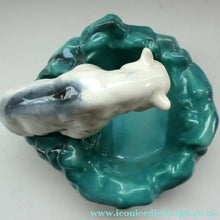 Load image into Gallery viewer, 1930s Art Deco Ditmar Urbach Czech Ceramic Polar Bear Bowl
