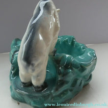 Load image into Gallery viewer, 1930s Art Deco Ditmar Urbach Czech Ceramic Polar Bear Bowl
