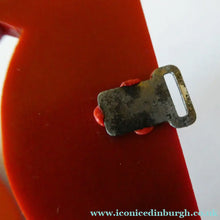 Load image into Gallery viewer, Rare French Art Deco 1930s BAKELITE / PHENOLIC Belt Buckle. Dog Decoration
