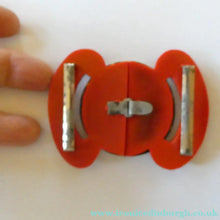 Load image into Gallery viewer, Rare French Art Deco 1930s BAKELITE / PHENOLIC Belt Buckle. Dog Decoration
