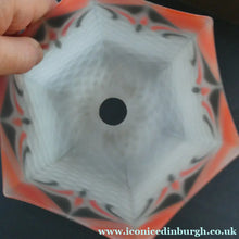 Load image into Gallery viewer, 1930s Art Deco Shade for Beside or Table Lamp - with Geometric Deco Patterns
