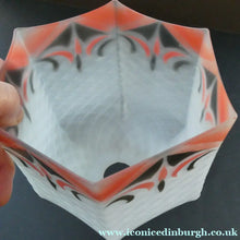 Load image into Gallery viewer, 1930s Art Deco Shade for Beside or Table Lamp - with Geometric Deco Patterns
