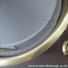 Load image into Gallery viewer, Original 1930s Art Deco White Satin Glass and Brass Pendant Shade
