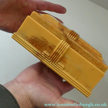 Load image into Gallery viewer, 1930s ART DECO Heavy Early Plastic Cigar or Cigarette Box by Buttner Pipe Company
