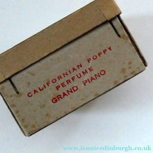 Load image into Gallery viewer, 1930s ART DECO Miniature Californian Poppy Perfume Bottle in Grand Piano Box. ATKINSON'S, LONDON
