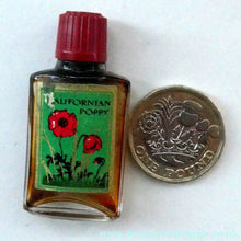 Load image into Gallery viewer, 1930s ART DECO Miniature Californian Poppy Perfume Bottle in Grand Piano Box. ATKINSON'S, LONDON
