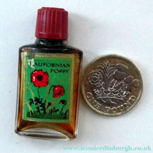 Load image into Gallery viewer, 1930s ART DECO Miniature Californian Poppy Perfume Bottle in Grand Piano Box. ATKINSON'S, LONDON
