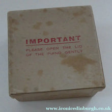 Load image into Gallery viewer, 1930s ART DECO Miniature Californian Poppy Perfume Bottle in Grand Piano Box. ATKINSON'S, LONDON
