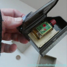Load image into Gallery viewer, 1930s ART DECO Miniature Californian Poppy Perfume Bottle in Grand Piano Box. ATKINSON'S, LONDON
