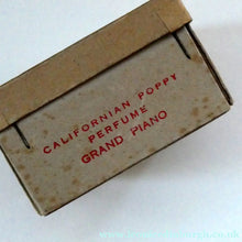 Load image into Gallery viewer, 1930s ART DECO Miniature Californian Poppy Perfume Bottle in Grand Piano Box. ATKINSON'S, LONDON
