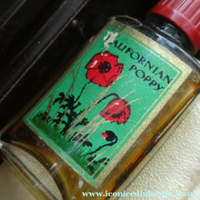 Load image into Gallery viewer, 1930s ART DECO Miniature Californian Poppy Perfume Bottle in Grand Piano Box. ATKINSON'S, LONDON
