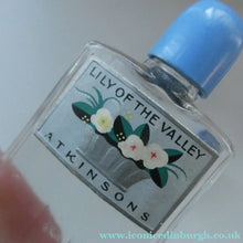 Load image into Gallery viewer, 1930s ART DECO Miniature Lily of the Valley Perfume Bottle in Early Plastic Box. ATKINSON'S, LONDON &amp; an Art Nouveau Lalique Perfume Bottle

