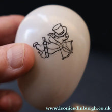 Load image into Gallery viewer, 1930s Art Deco Miniature Saville’s Mischief Egg Perfume Bottle (with rare card box) - Art Deco Perfume Bottle
